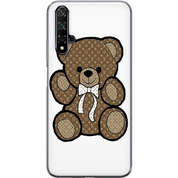 Huawei nova 5T Genomskinligt Skal Teddy LV Bear