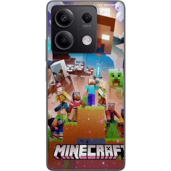 Xiaomi Redmi Note 13 Gennemsigtig cover Minecraft