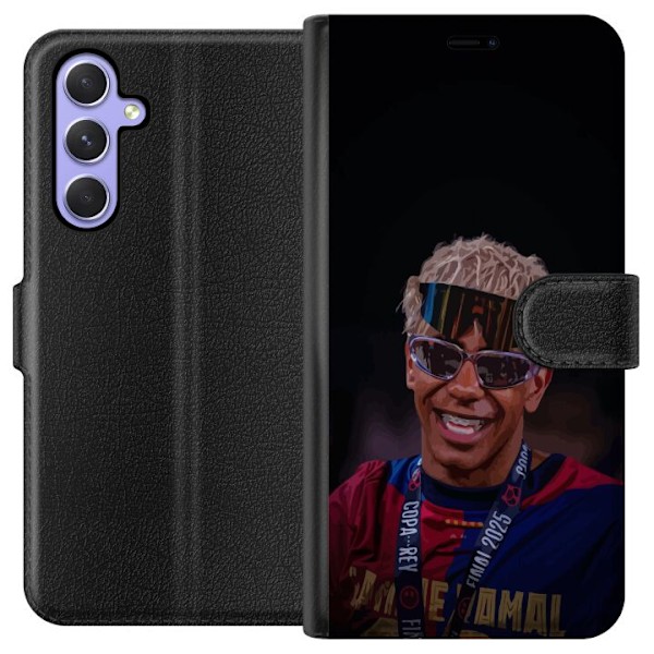 Samsung Galaxy A54 Tegnebogsetui Lamine Yamal mobiltaske i elegant sportsdesign