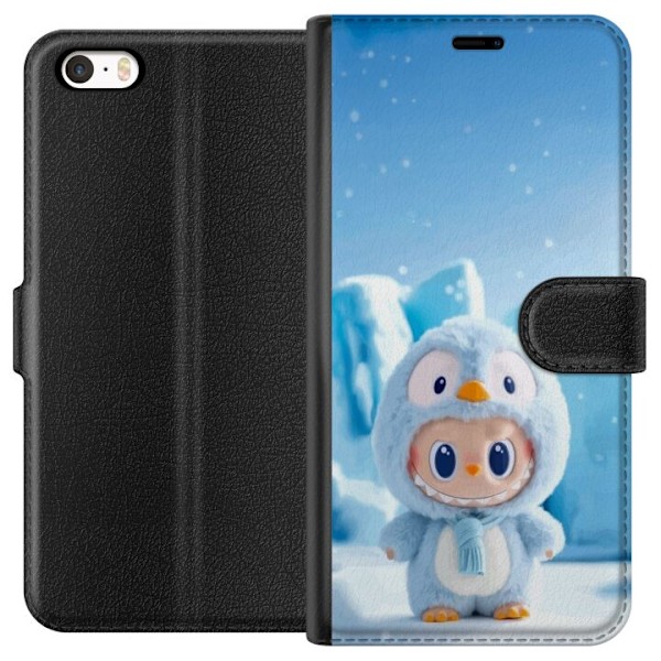 Apple iPhone SE (2016) Tegnebogsetui sort ridder fortnite