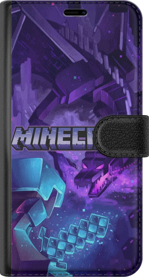 Kompatibel Tegnebogsetui til Samsung Galaxy S22 5G Minecraft