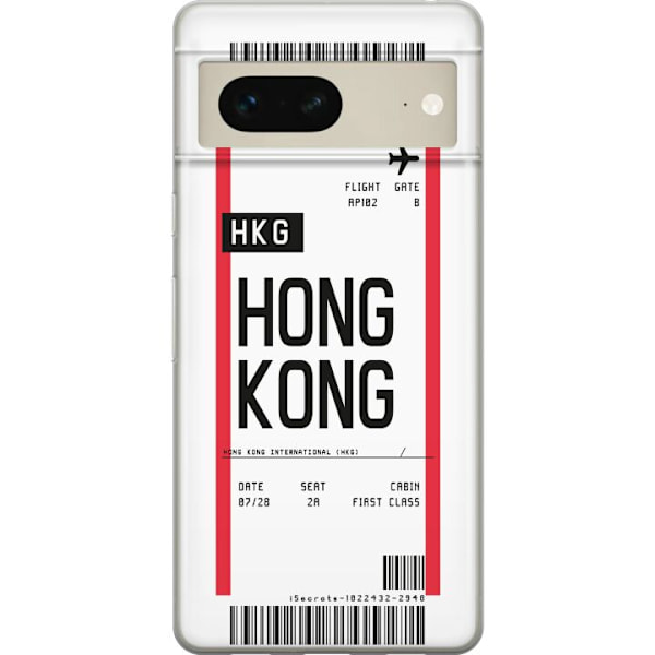 Google Pixel 7 Läpinäkyvä kuori Hongkong