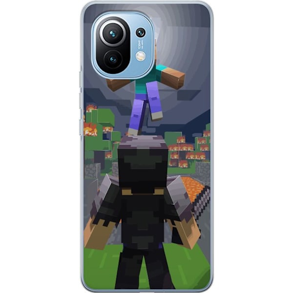 Xiaomi Mi 11 Gjennomsiktig deksel Minecraft