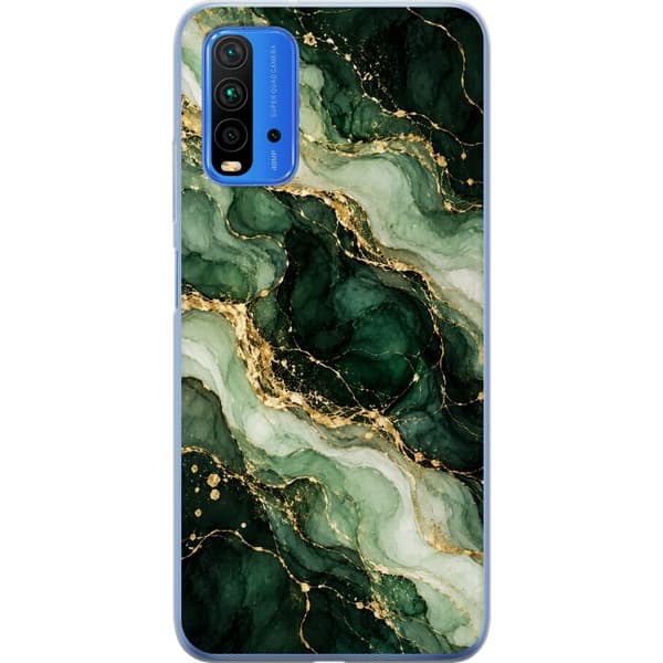 Kompatibelt Mobildeksel til Xiaomi Redmi 9T Smaragdagat grønn