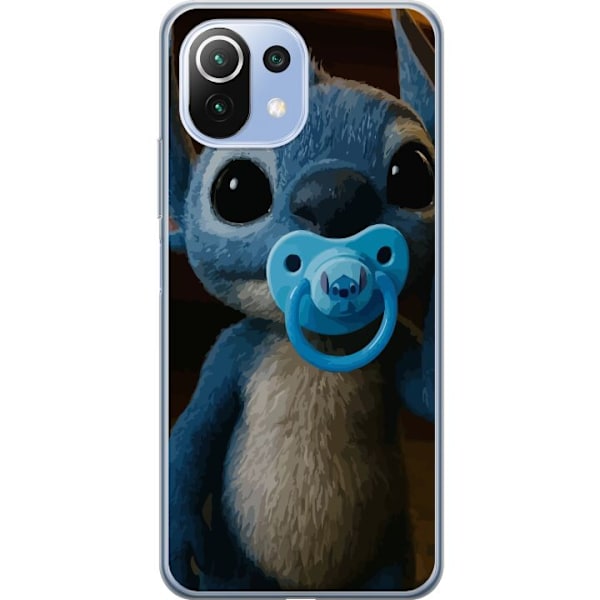 Xiaomi Mi 11 Lite Läpinäkyvä kuori Stitch & Napp - vauvateema söpöllä hahmolla