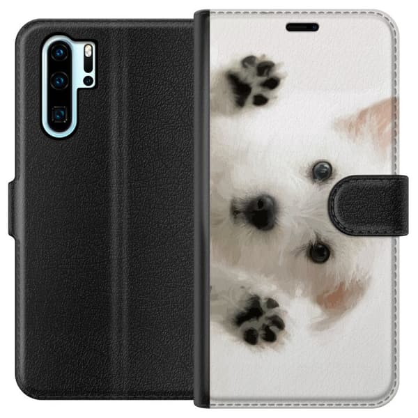 Kompatibelt Lommeboketui til Huawei P30 Pro Hund
