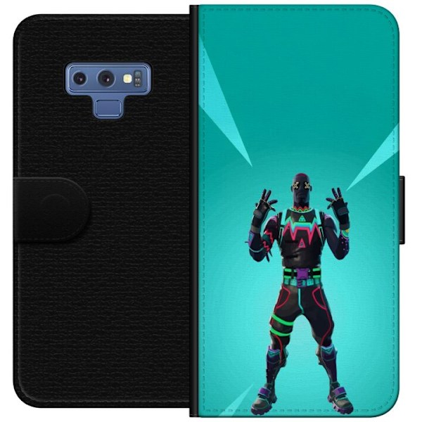 Samsung Galaxy Note9 Tegnebogsetui sort ridder fortnite