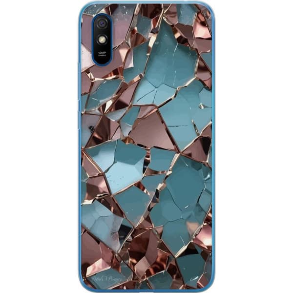 Kompatibelt Mobilskal till Xiaomi Redmi 9A Marble Elegance