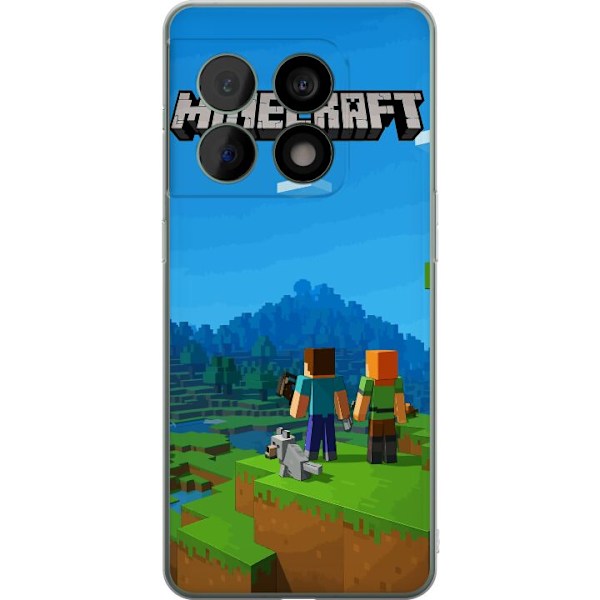 OnePlus 10 Pro Genomskinligt Skal Minecraft Key Art