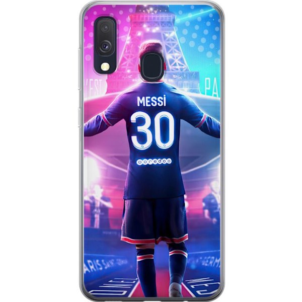 Samsung Galaxy A40 Genomskinligt Skal Lionel Messi