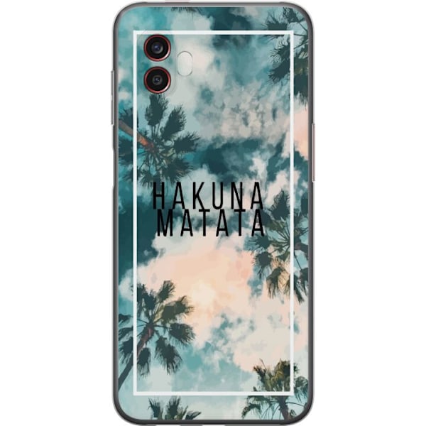 Samsung Galaxy Xcover6 Pro Läpinäkyvä kuori Hakuna Matata