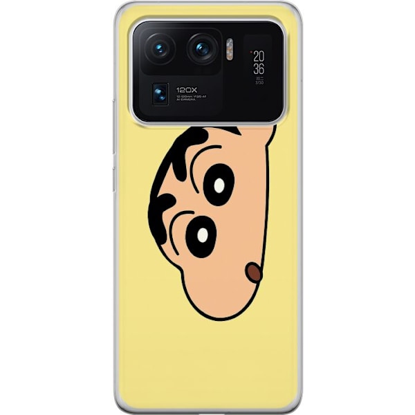 Xiaomi Mi 11 Ultra Läpinäkyvä kuori Peeking Shinchan