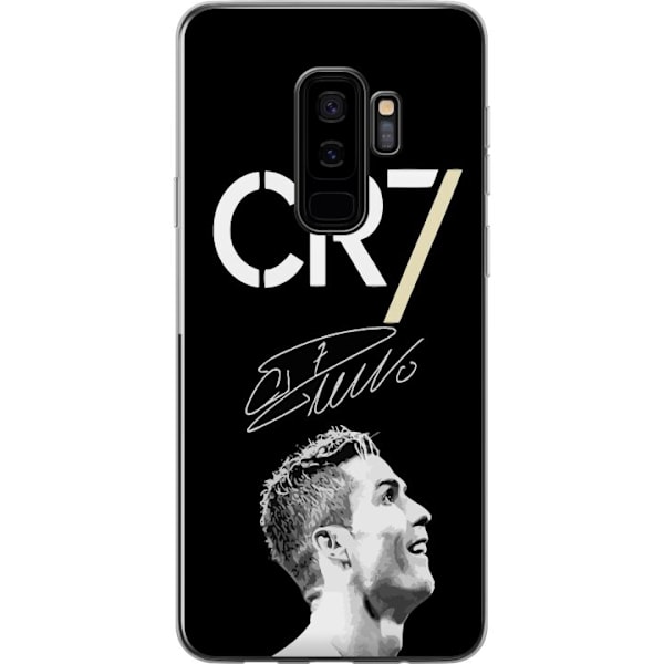 Samsung Galaxy S9+ Läpinäkyvä kuori CR7 Ronaldo