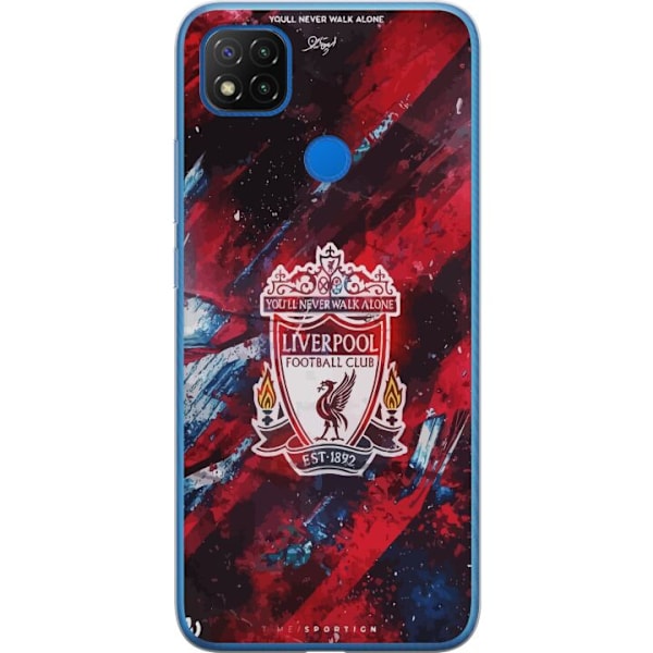 Xiaomi Redmi 9C Läpinäkyvä kuori Liverpool