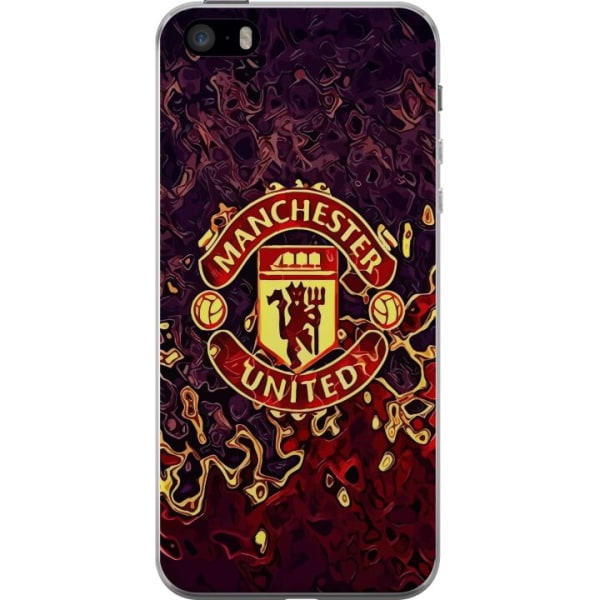 Apple iPhone 5s Läpinäkyvä kuori Manchester United