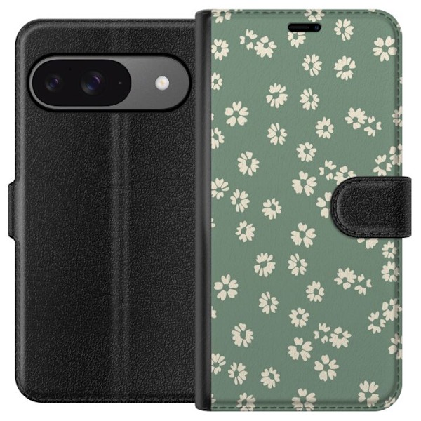 Google Pixel 9 Plånboksfodral Blomsterdröm – färgglatt bl