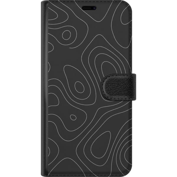 Kompatibel Tegnebogsetui til Xiaomi Redmi Note 9 Grå kortlinjer grå