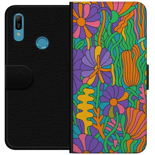 Huawei Y6 (2019) Tegnebogsetui Farveeksplosion