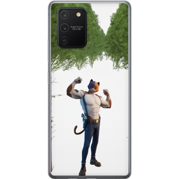 Samsung Galaxy S10 Lite Gennemsigtig cover Fortnite - Meowscle