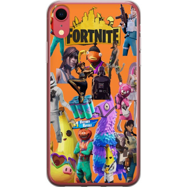 Apple iPhone XR Gennemsigtig cover Fortnite