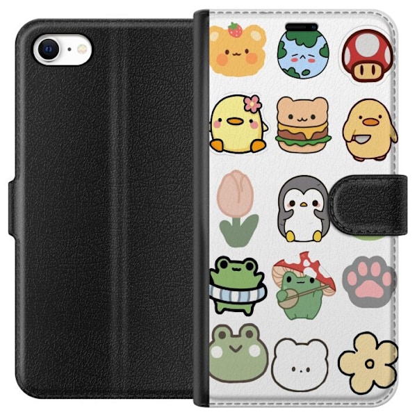 Apple iPhone 6 Plånboksfodral Kawaii Friends – söta figurer i japansk stil
