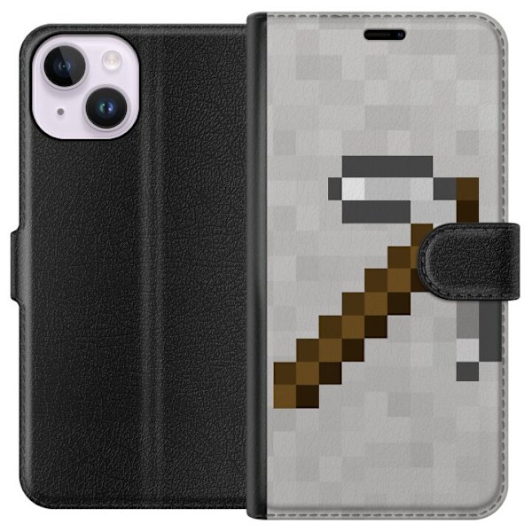 Apple iPhone 14 Tegnebogsetui Minecraft Værktøjer
