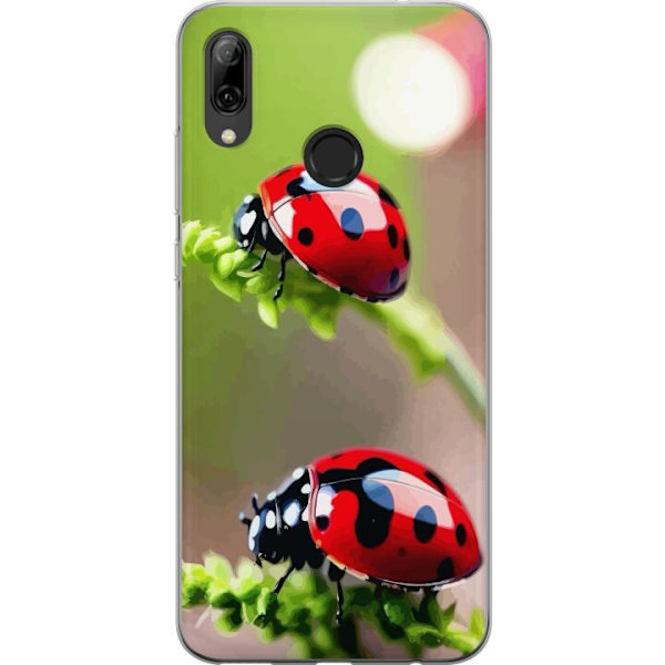 Huawei P smart 2019 Läpinäkyvä kuori Leppäkerttu Hyönteinen Onni Symboli Luontoaihe Suosittu Graafinen Motiivi Koristelu Kesäkiertue