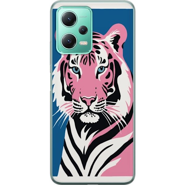 Xiaomi Redmi Note 12 Genomskinligt Skal Thoughtful Tiger