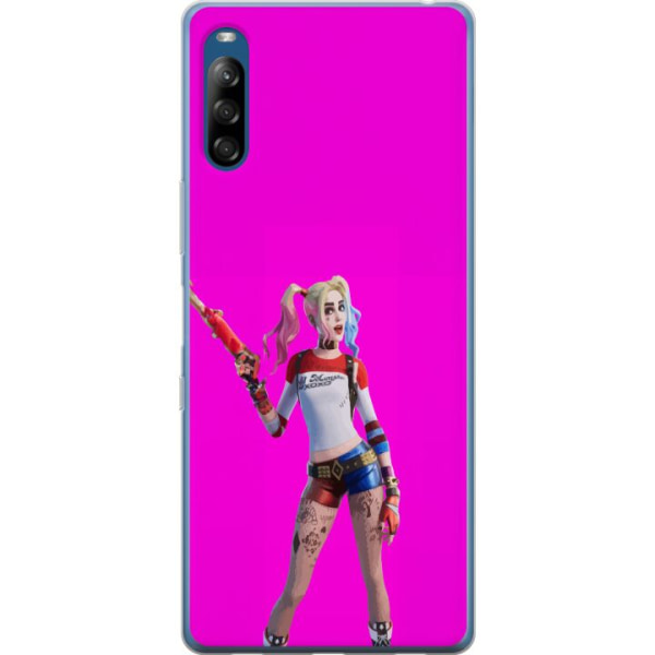 Sony Xperia L4 Gennemsigtig cover Fortnite - Harley Quinn