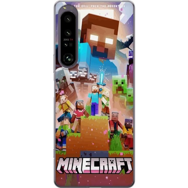 Sony Xperia 1 IV Läpinäkyvä kuori Minecraft