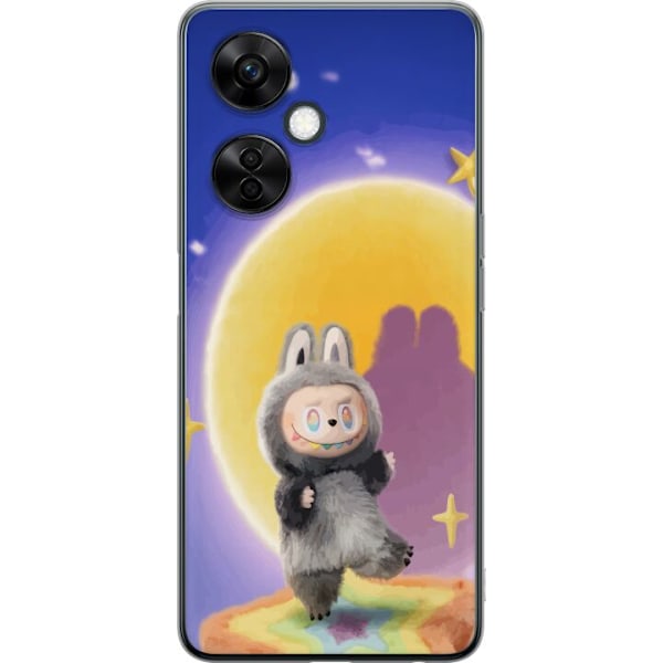 OnePlus Nord CE 3 Lite Läpinäkyvä kuori Labubu Neon Pop - Neonväri pop-taiteen hirviö