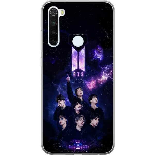 Kompatibelt Mobildeksel til Xiaomi Redmi Note 8 BTS lila
