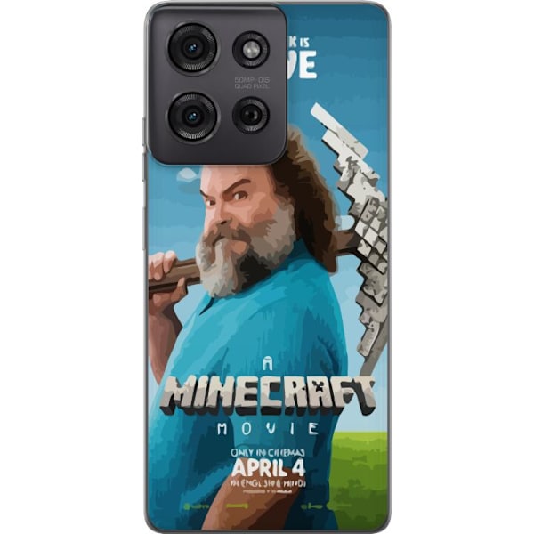 Motorola Moto G75 Gjennomsiktig deksel En Minecraft-film