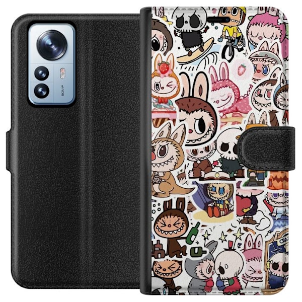 Xiaomi 12 Pro Lompakkokotelo Labubu All-Stars – POP MART Erikoispainos