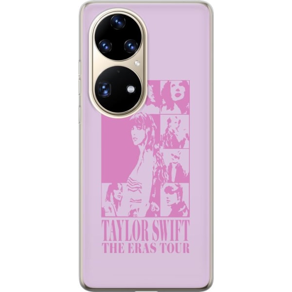 Huawei P50 Pro Genomskinligt Skal Taylor Swift - Pink