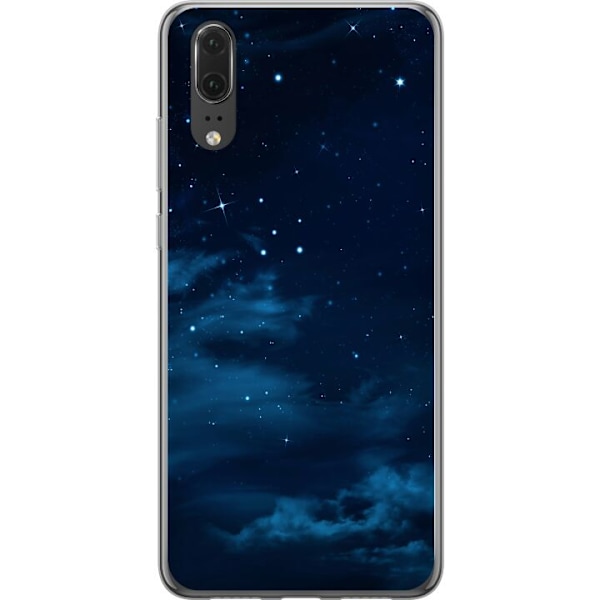 Huawei P20 Genomskinligt Skal Himmel