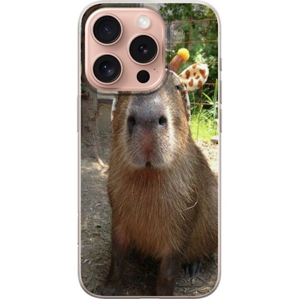 Apple iPhone 16 Pro Läpinäkyvä kuori Capybara