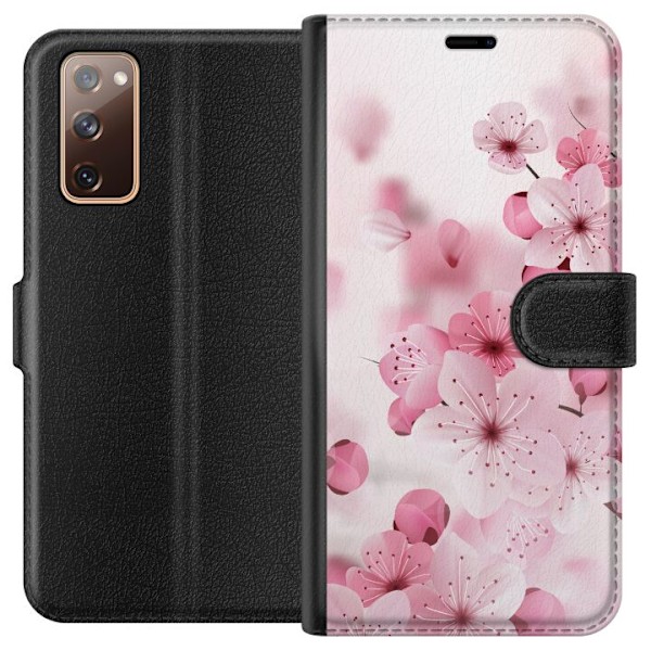 Samsung Galaxy S20 FE Lompakkokotelo Kirsikankukka