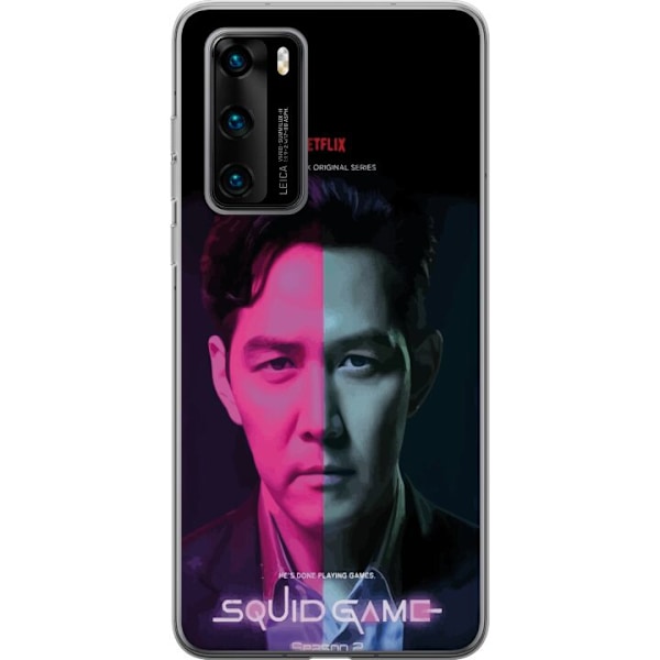 Huawei P40 Genomskinligt Skal Squid Game 2