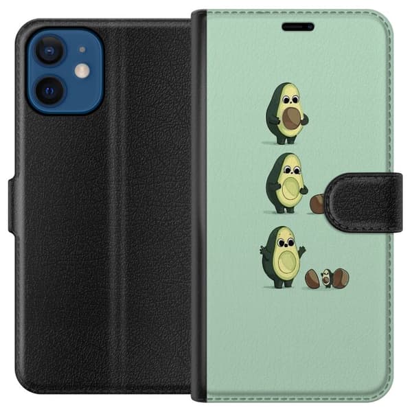 Kompatibelt Plånboksfodral till Apple iPhone 12 mini Avokado