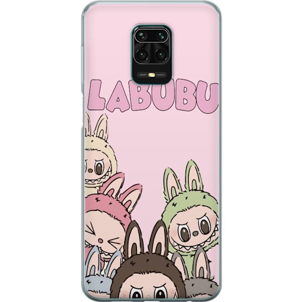 Xiaomi Redmi Note 9 Pro Läpinäkyvä kuori Labubu Pop Mart Hahmot Keräilykohteet Suosittu Hahmosarja Suunnittelu Pop Mart Leikkikalutaide Aihe