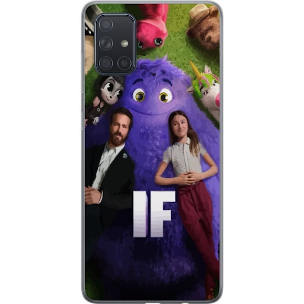 Samsung Galaxy A71 Läpinäkyvä kuori IF: Låtsaskompisar