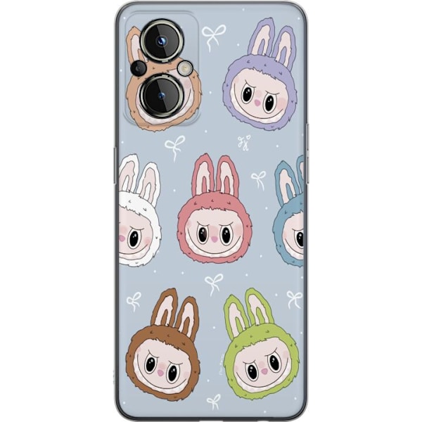 OnePlus Nord N20 5G Läpinäkyvä kuori Pastel Labubu