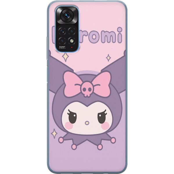 Xiaomi Redmi Note 11S Genomskinligt Skal Midnight Bloom