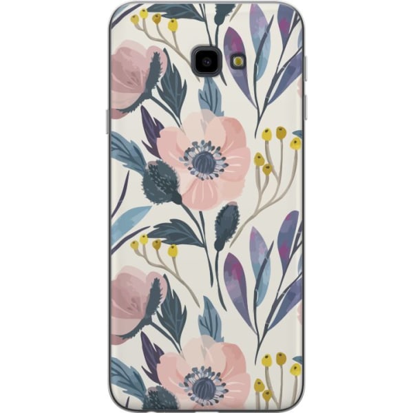 Samsung Galaxy J4+ Gjennomsiktig deksel Blomsterlykke