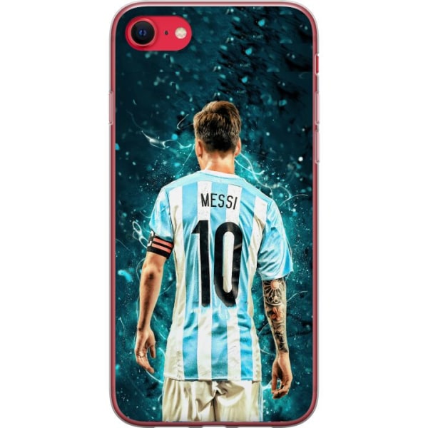 Apple iPhone SE (2022) Läpinäkyvä kuori Messi