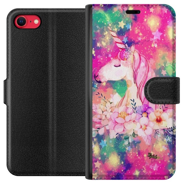 Apple iPhone 8 Plånboksfodral Unicorn Enhörning