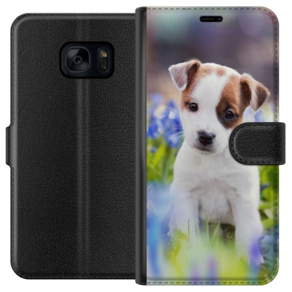 Samsung Galaxy S7 Plånboksfodral Hund