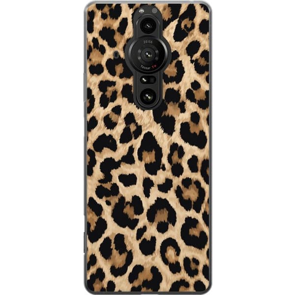 Kompatibelt Mobilskal till Sony Xperia Pro-I Bruna leopardfläckar brun