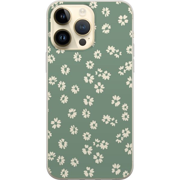 Apple iPhone 14 Pro Max Gjennomsiktig deksel Blomsterdrøm - F